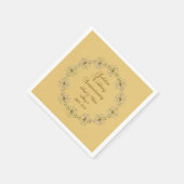 50. Goldenes Jahr Serviette (Ecke)