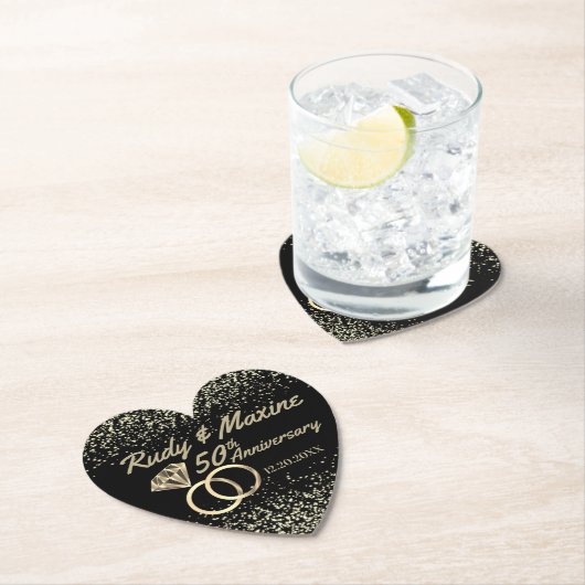 50. Goldenes Jahr Untersetzer (Vor Ort)