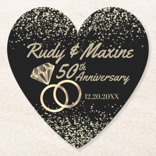 50. Goldenes Jahr Untersetzer (Vorderseite)