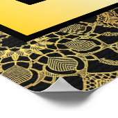 50. Goldenes Jubiläum Begrüßungszeichen Poster (Ecke)