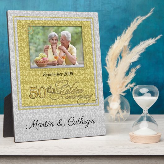 50. Goldenes Jubiläum Damaskus-Foto Fotoplatte (Seite)