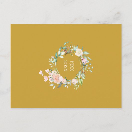 50. Goldenes Jubiläum, das wir noch immer feierlic Einladungspostkarte (Rückseite)