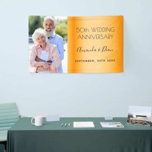 50. Goldhochzeit-Foto Banner (Messeveranstaltung)