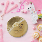 50. Goldhochzeit Pappteller (Party)