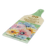 50. Goldjubiläum Blumengrün Schneidebrett (Ecke)