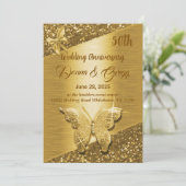 50. Goldjubiläum Save the Date Einladung (Stehend Vorderseite)