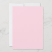 50. Golf Birthday Party Peonies on Golf Course Einladung (Rückseite)