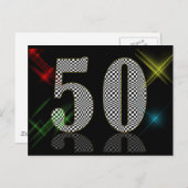 50 Grad Postkarte (Vorne/Hinten)