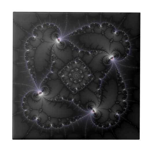 50 Grau - Fraktal Art Fliese (Vorderseite)