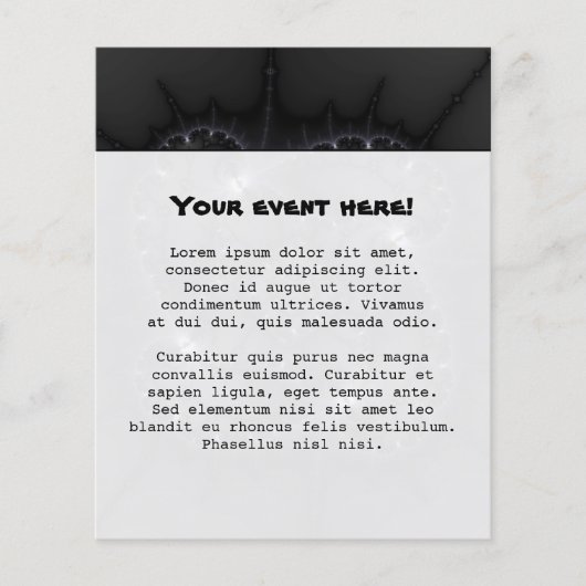 50 Grau - Fraktal Art Flyer (Vorne)