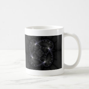 50 Grau - Fraktal Art Kaffeetasse