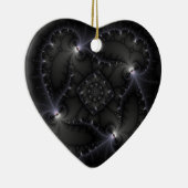 50 Grau - Fraktal Art Keramik Ornament (Rechts)