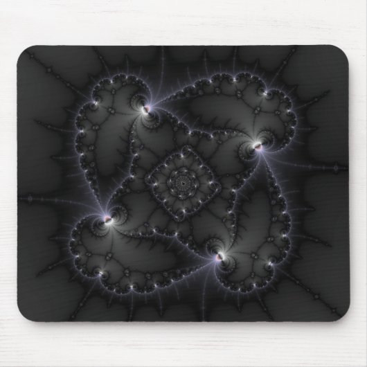 50 Grau - Fraktal Art Mousepad (Vorne)