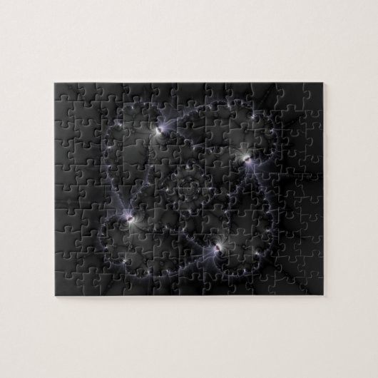 50 Grau - Fraktal Art Puzzle (Horizontal)