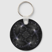 50 Grau - Fraktal Art Schlüsselanhänger (Vorderseite)