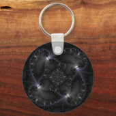 50 Grau - Fraktal Art Schlüsselanhänger (Vorderseite)