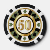 50 Green Casino Chip Las Vegas  (Rückseite)