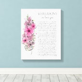 50 Gründe, warum wir Sie Liebe Tattoo Stil Geschen Leinwanddruck (Insitu (Holzboden))