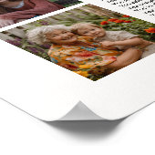 50 Gründe, warum wir Sie zum 50. Geburtstag Foto L Poster (Ecke)