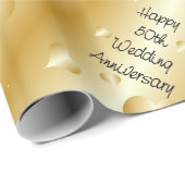 50. Hochzeit Geschenkpapier (Rolleneckpunkt)
