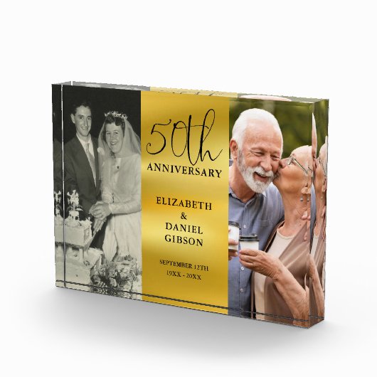 50. Hochzeit - Goldenes Jahr 2 Fotoblock (Rechts)