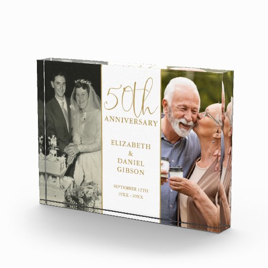 50. Hochzeit - Goldenes Jahr 2 Fotoblock (Rechts)