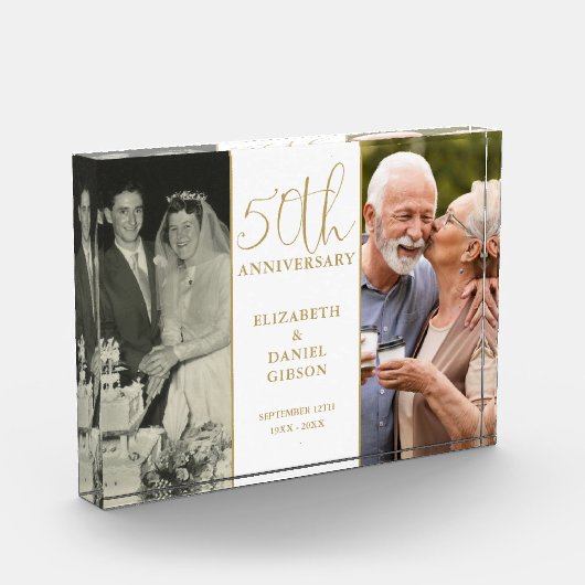 50. Hochzeit - Goldenes Jahr 2 Fotoblock (Links)