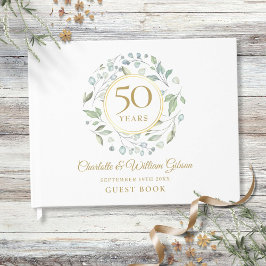 50. Hochzeit Goldenes Jubiläum Grünen Garten Gästebuch