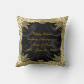 50. Hochzeit-Jubiläum-Kissen Kissen (Rückseite)