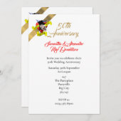 50. Hochzeit zum Thema Tattoo Einladung (Vorne/Hinten)