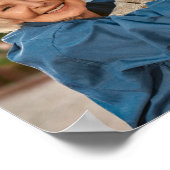 50. HochzeitJubiläum 2 Foto Begrüßungszeichen Poster (Ecke)