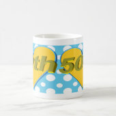 50. Hochzeits-Jahrestags-Tasse Kaffeetasse (Mittel)