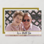 50. Hochzeitsfeier wir noch immer Foto Einladung (Vorne/Hinten)