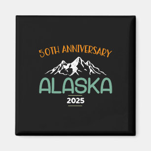 50. Hochzeitsjubiläum Alaska Kreuzfahrt 2026 Match Magnet