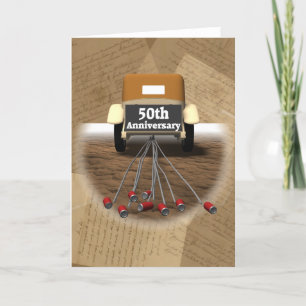 50. Hochzeitsjubiläum Geschenke Karte