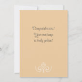 50. Hochzeitsjubiläumskarte Karte (Rückseite)