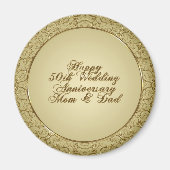 50. Hochzeitskündlermagnet Magnet (Vorne)