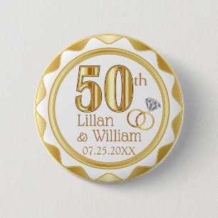 50. Hochzeitstag Button