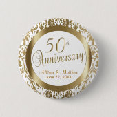 50. Hochzeitstag Button (Vorderseite)