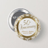 50. Hochzeitstag Button (Vorne & Hinten)
