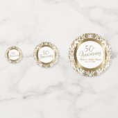 50. Hochzeitstag - Damaskus Konfetti (Rückseiten)