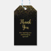 50. Hochzeitstag Danke Geschenkanhänger (Rückseite)