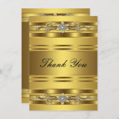 50. Hochzeitstag Dankeschön-Karte Dankeskarte (Vorne/Hinten)