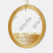 50. Hochzeitstag - DIY-Foto Keramikornament (Links)