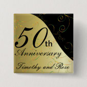 50. Hochzeitstag | DIY Name Button (Vorderseite)