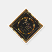 50. Hochzeitstag | DIY Text Serviette (Ecke)