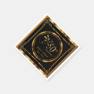 50. Hochzeitstag   DIY Text Serviette