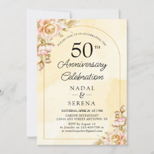 50. Hochzeitstag Einladung