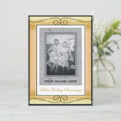 50. Hochzeitstag Einladung (Stehend Vorderseite)