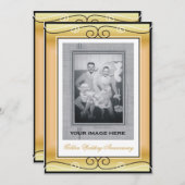 50. Hochzeitstag Einladung (Vorne/Hinten)